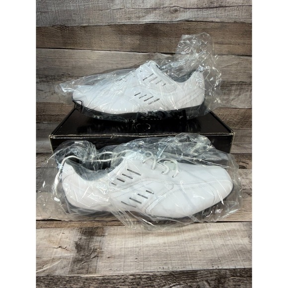New Footjoy FJ Street Golf Shoes White Black 10.5‎ Style 56452 main image 8